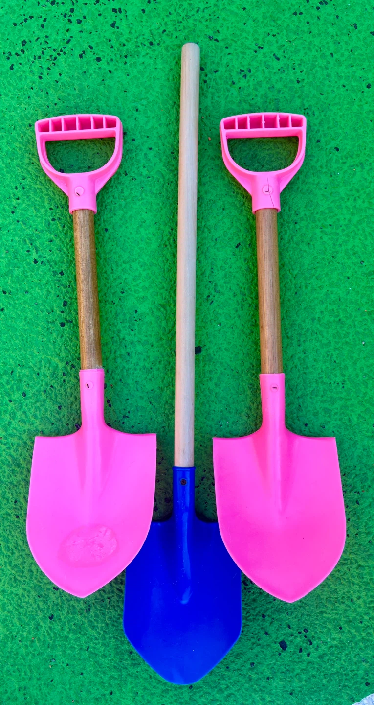 3 Piece Kids Beach Sand Shovels Set