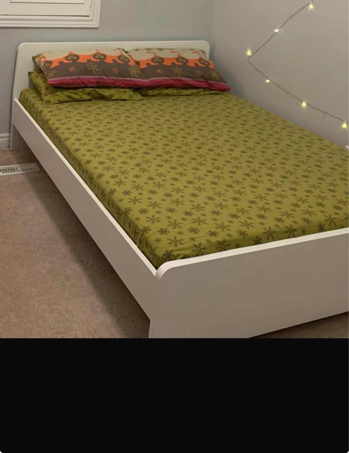 White queen Bed Frame
