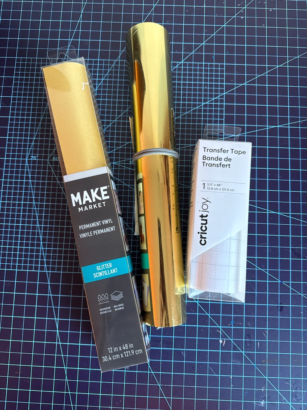 Make Market Permanent Vinyl & Cricut Joy Transfer Tape Bundle