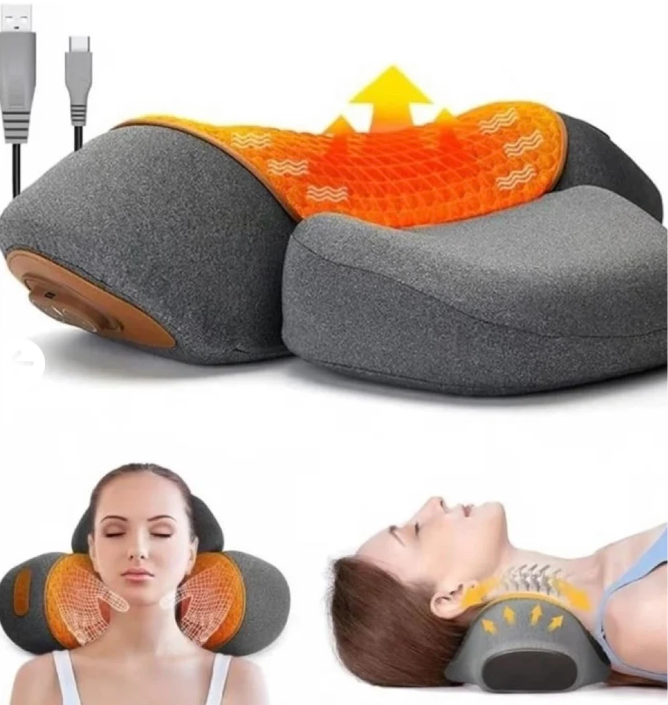 Neck Massage Pillow with Heat - photo 3