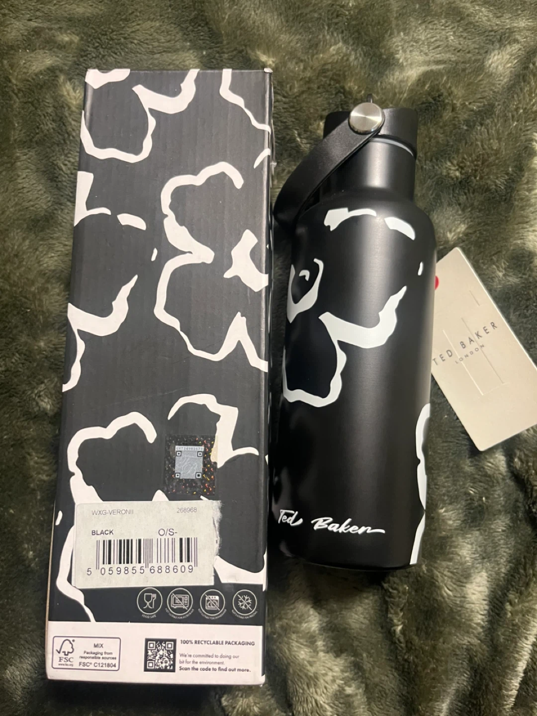 Ted Baker Black Water Bottle 500ml - photo 2