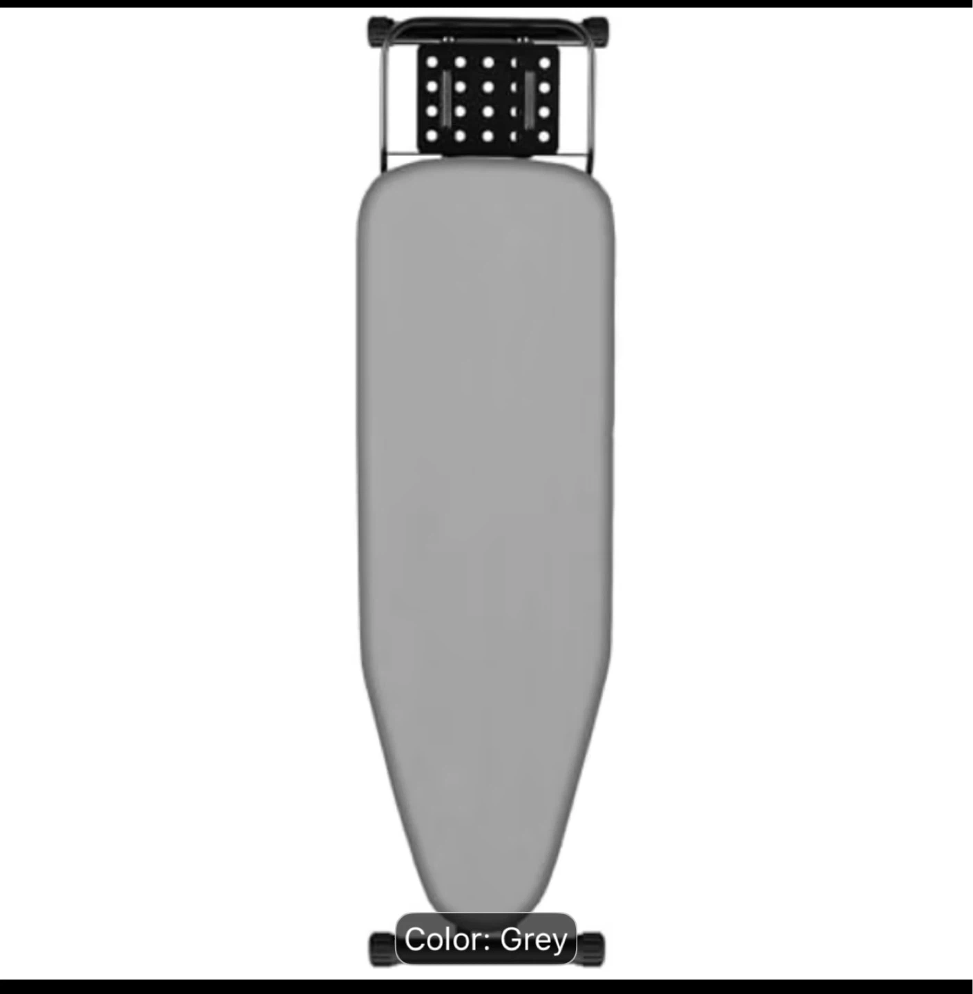 Grey Ironing Board with Metal Steam Iron Rest - photo 2