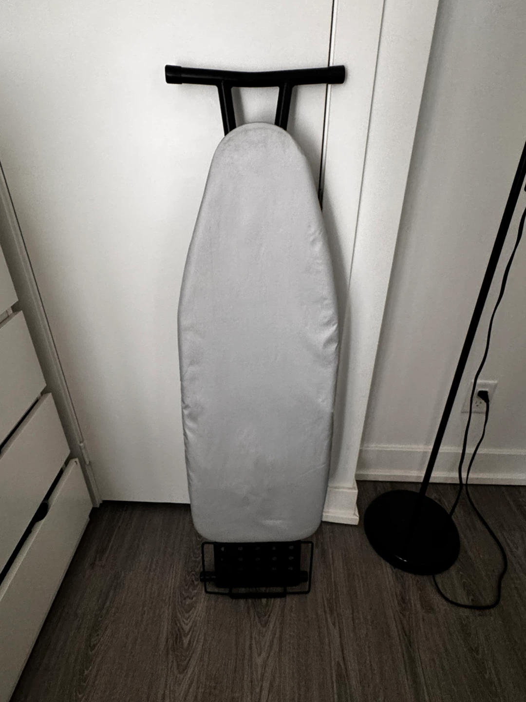 Grey Ironing Board with Metal Steam Iron Rest - photo 3