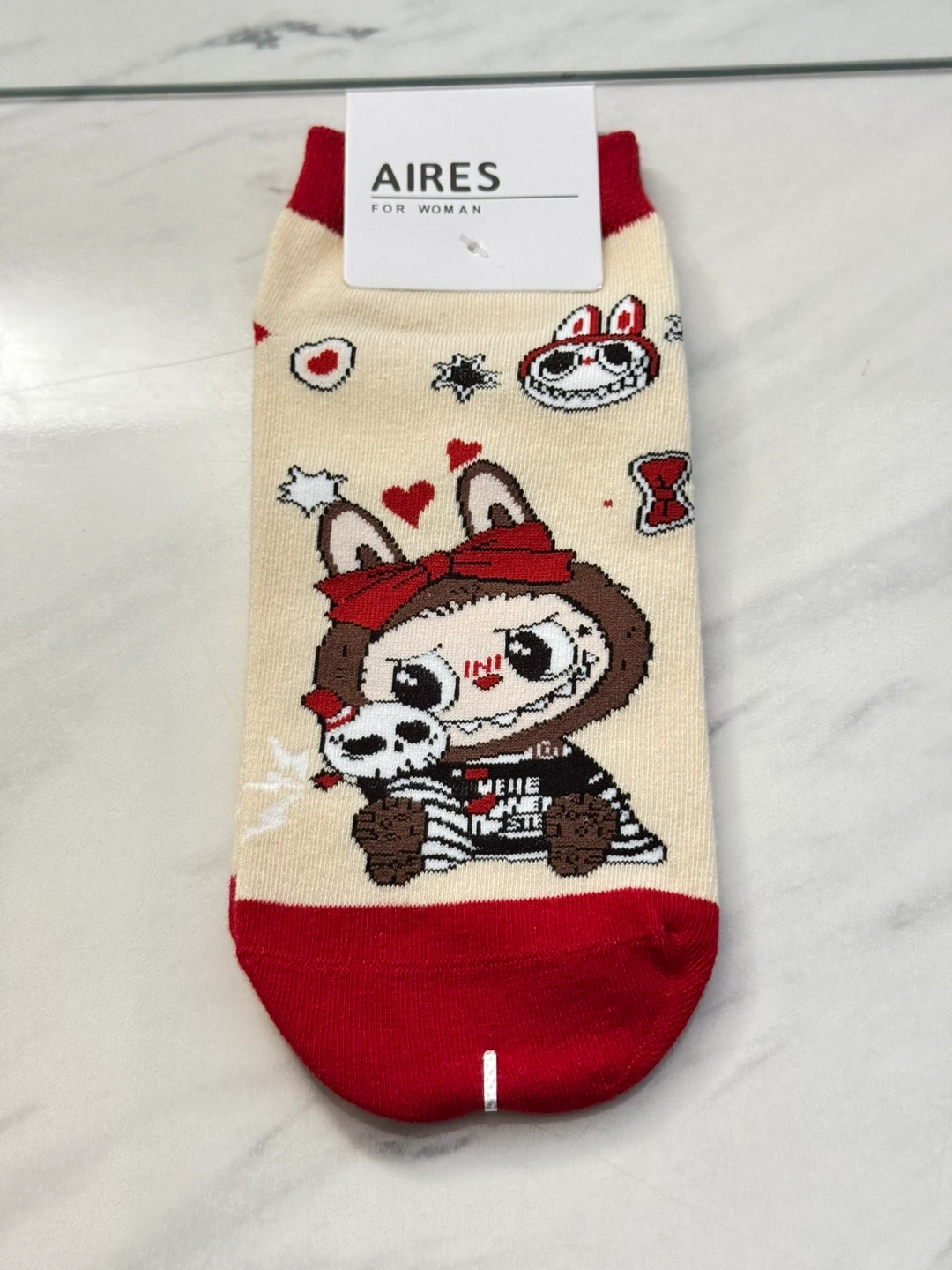 ⚽️AIRES For Woman Ankle Socks Labubu Print