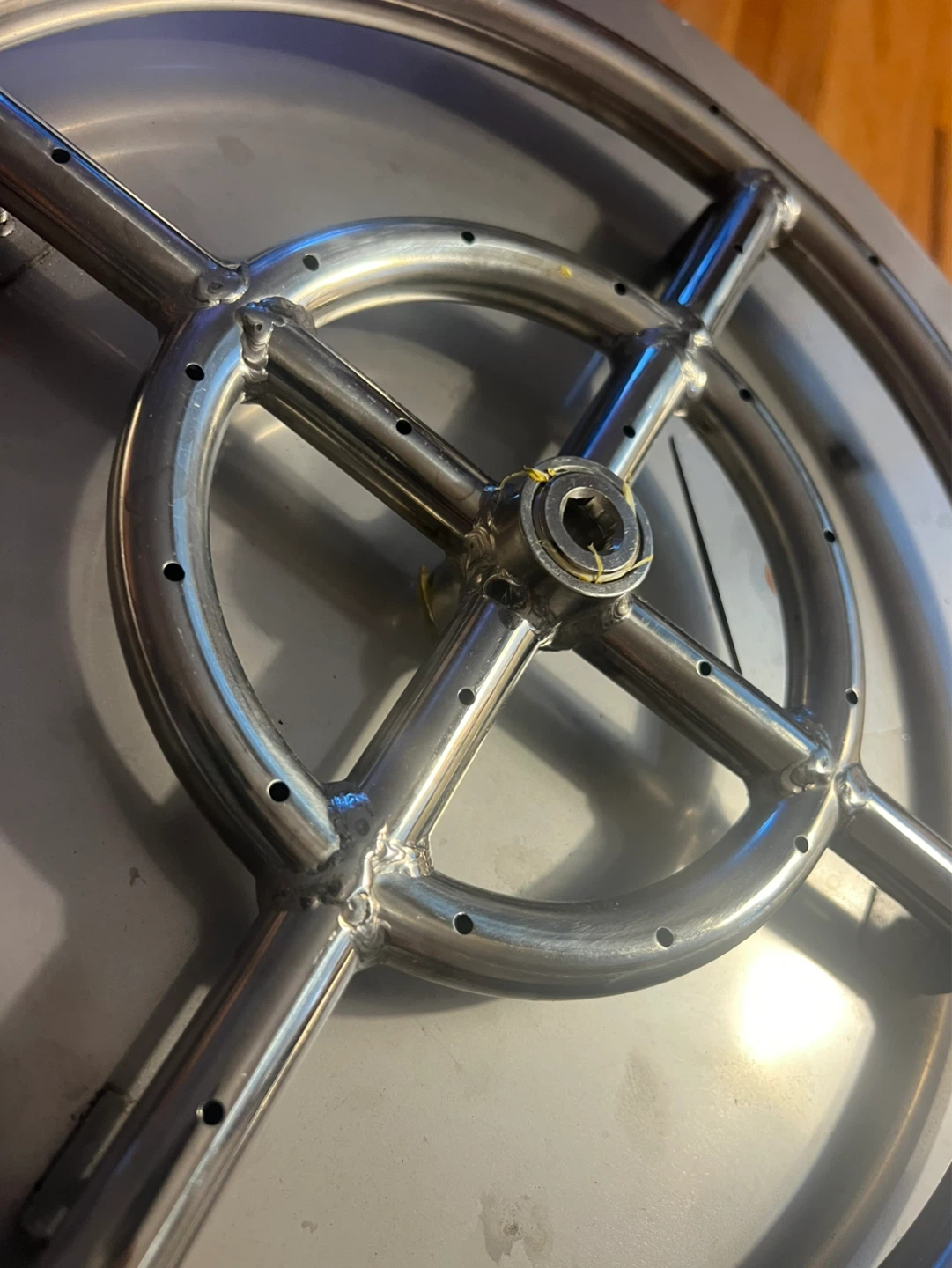 18” Stanbroil Round Flat Burner Pan Assembly - photo 3
