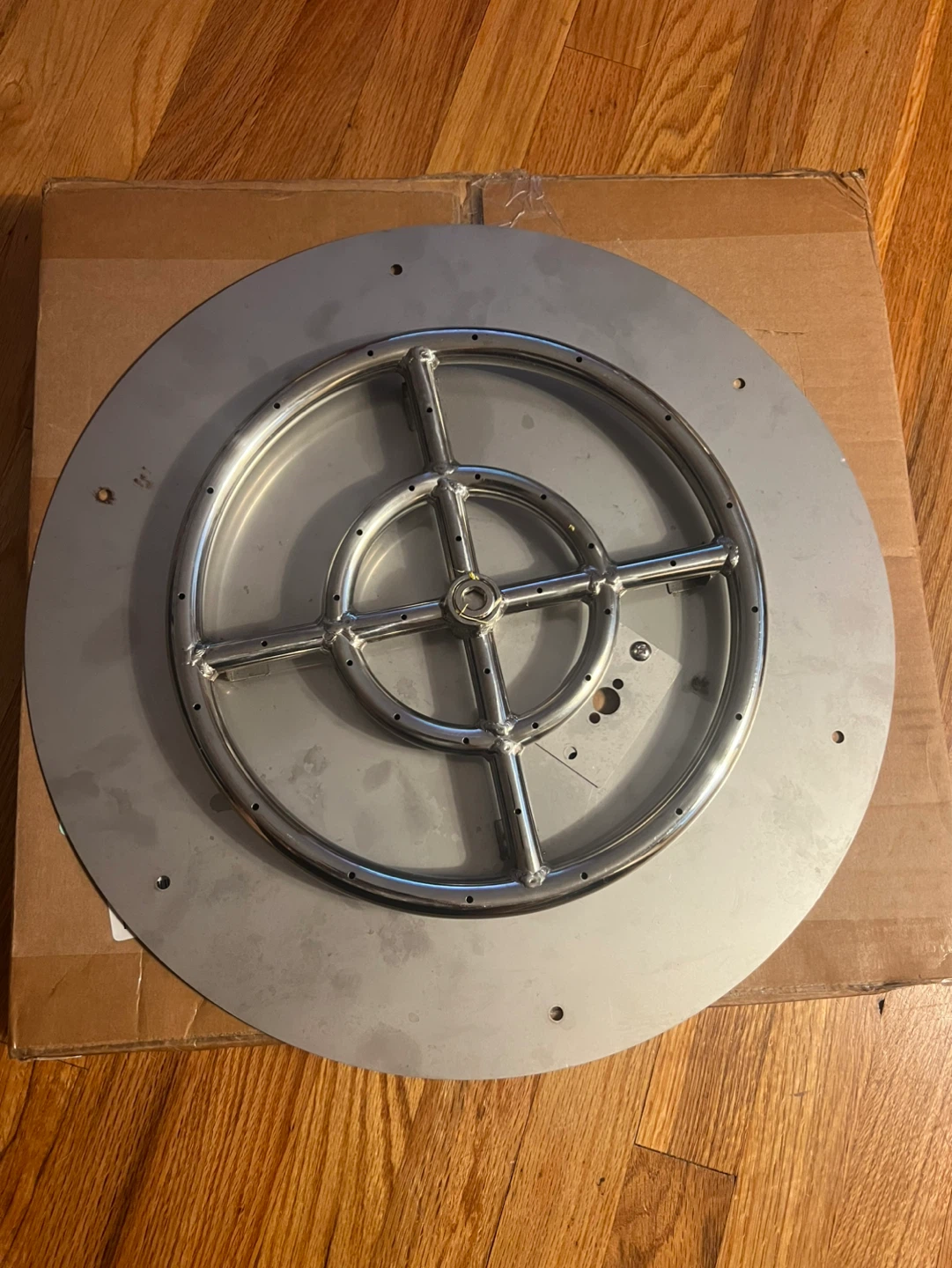 18” Stanbroil Round Flat Burner Pan Assembly