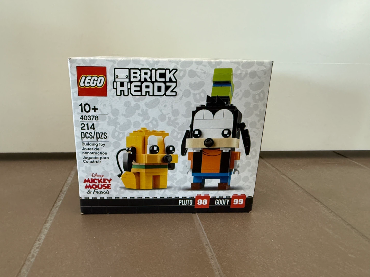 LEGO BrickHeadz 40378 Disney Pluto & Goofy