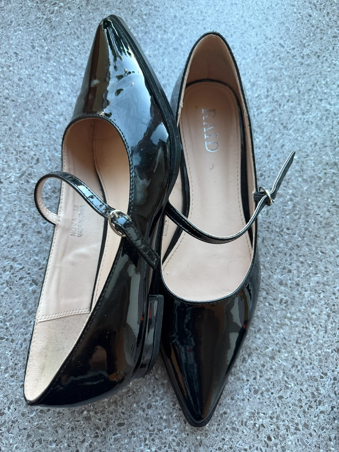 RAID Black Patent Mary Jane Shoes - photo 3
