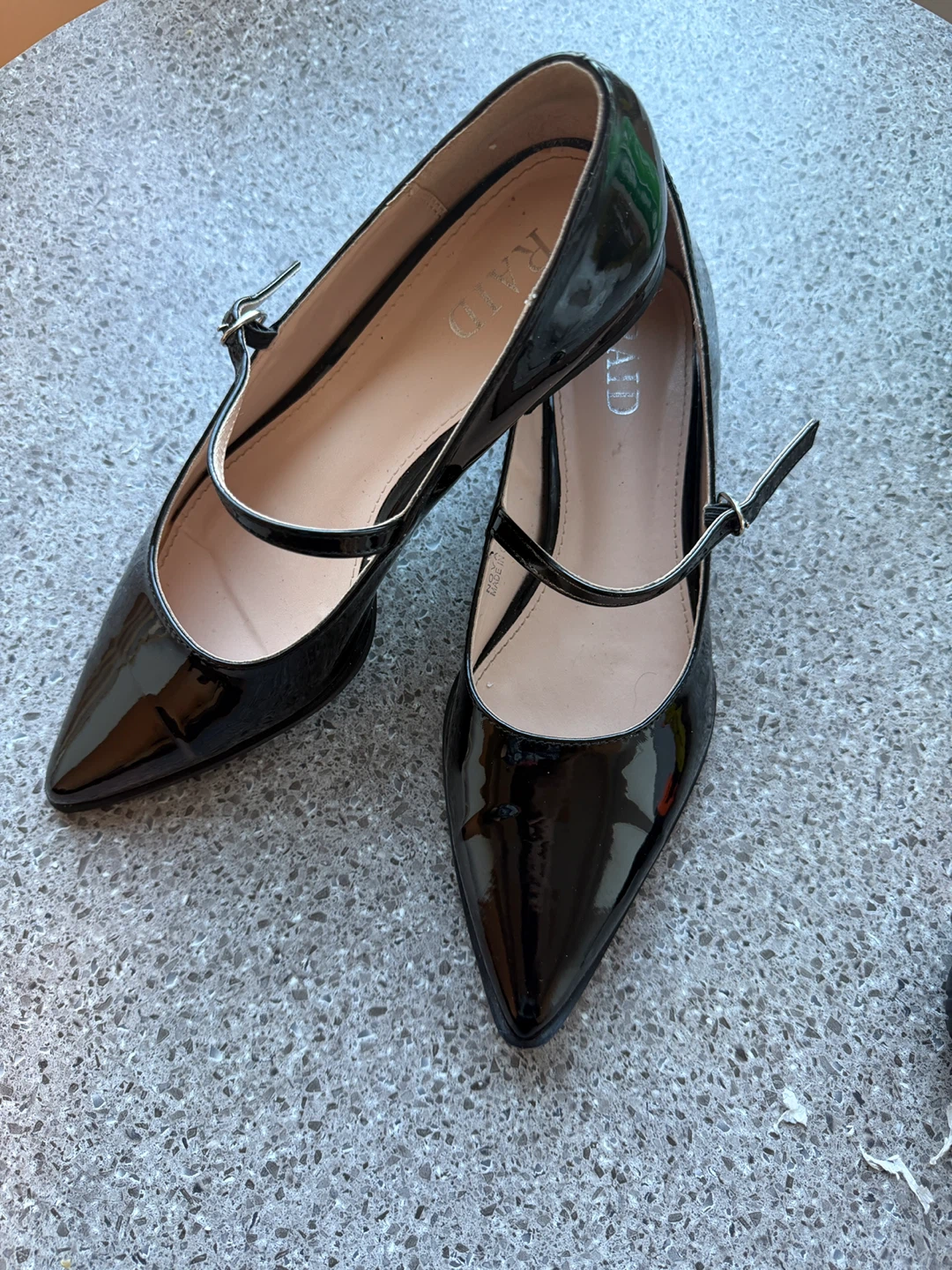 RAID Black Patent Mary Jane Shoes - photo 2