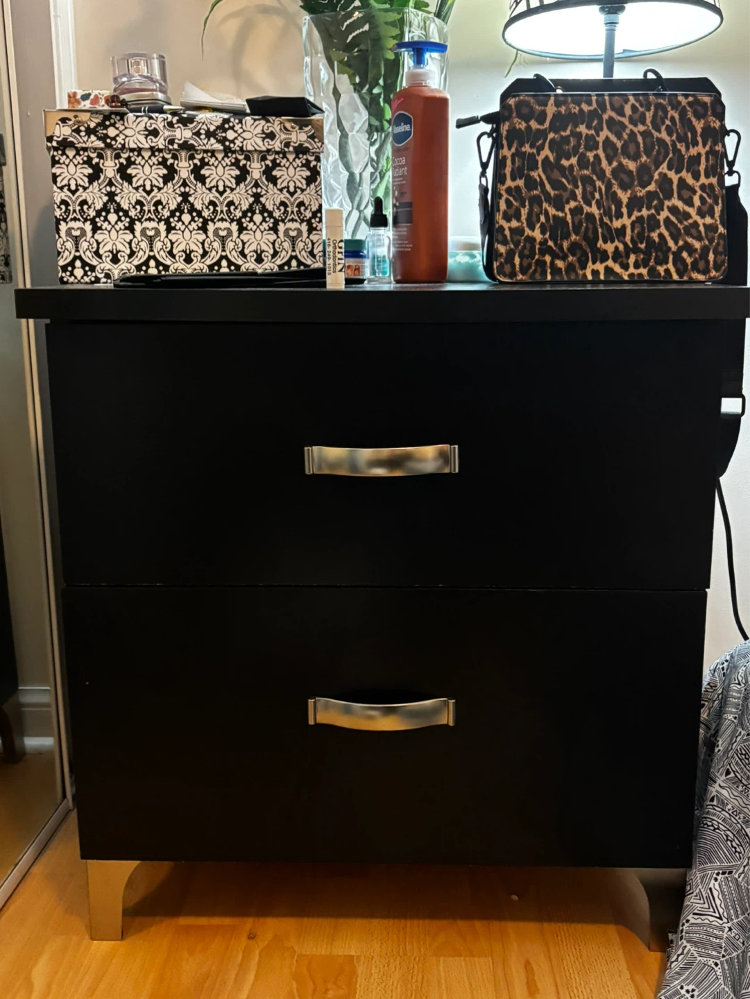 Black nightstand - photo 2