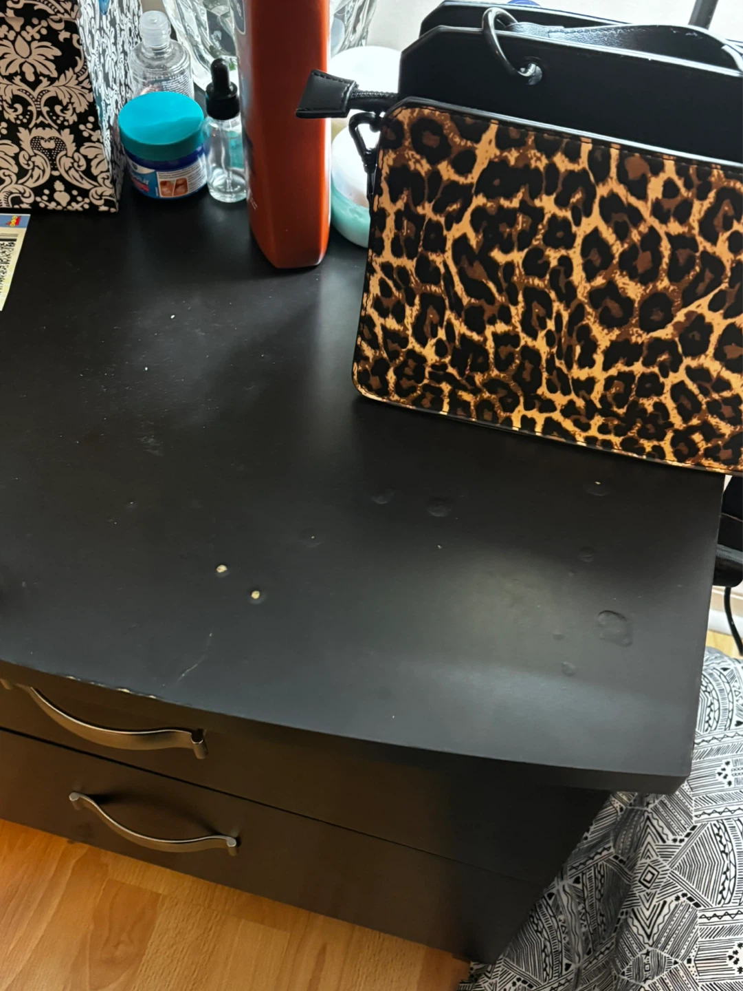 Black nightstand - photo 3