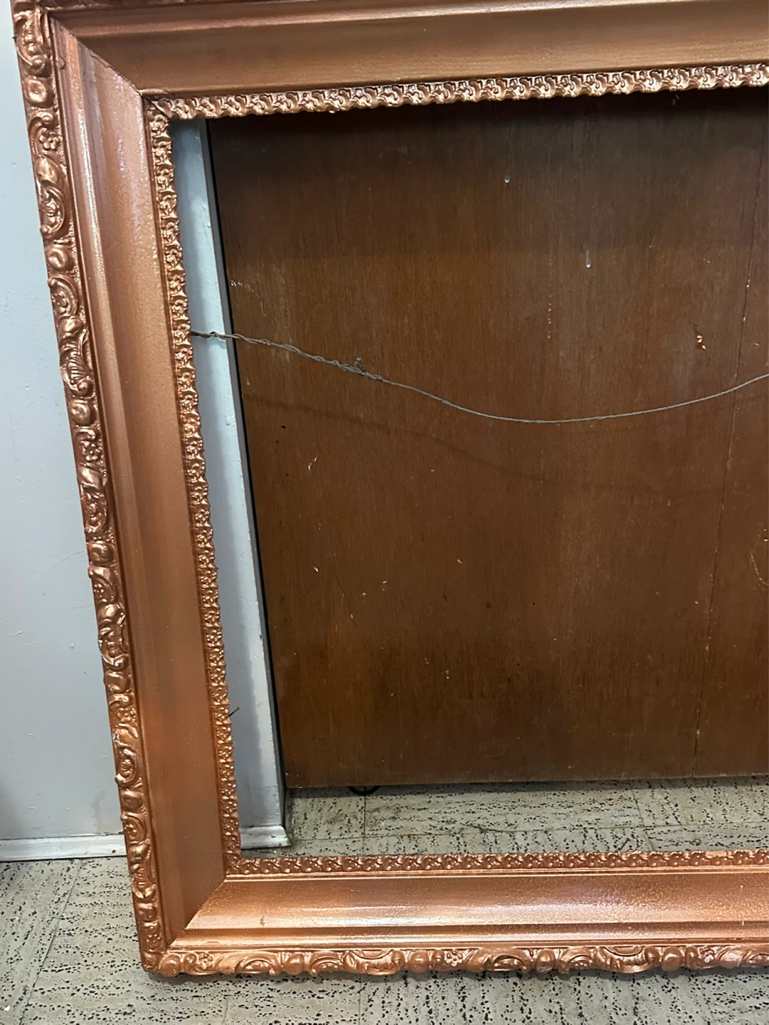Huge 19thC Baroque Gold Gesso Picture Frame - photo 2