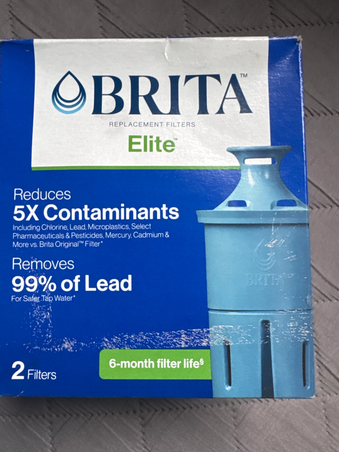 ⚽ Brita Elite Replacement Water Filters - 2 Count
