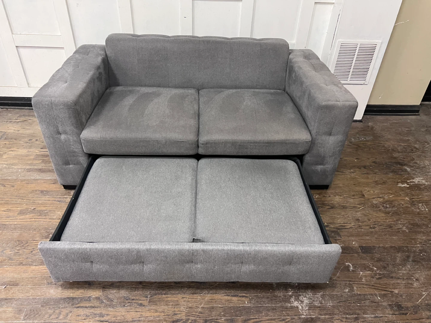 Grey Loveseat Sleeper Sofa