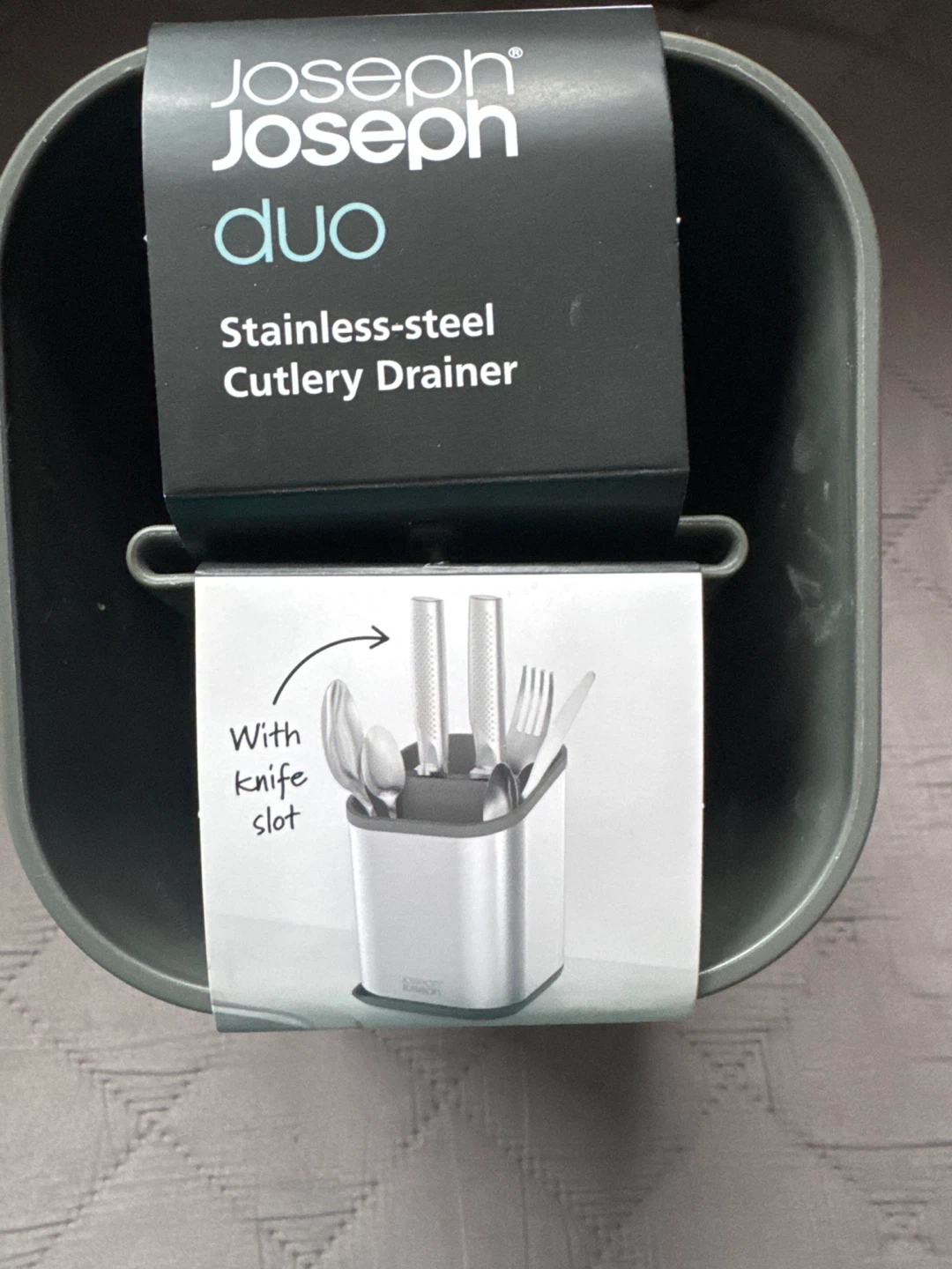 ⚽ Joseph Joseph Duo Stainless-steel Cutlery Drainer - photo 3