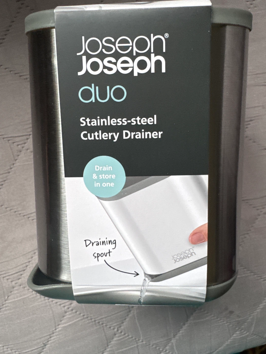 ⚽ Joseph Joseph Duo Stainless-steel Cutlery Drainer