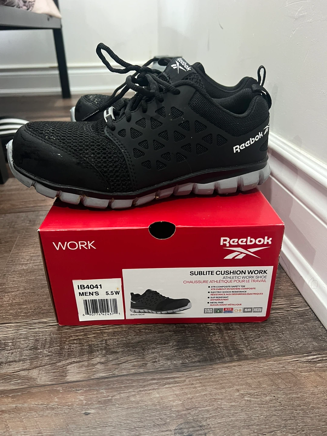 Reebok Sublite Cushion Work Athletic Shoes - Men's 5.5W