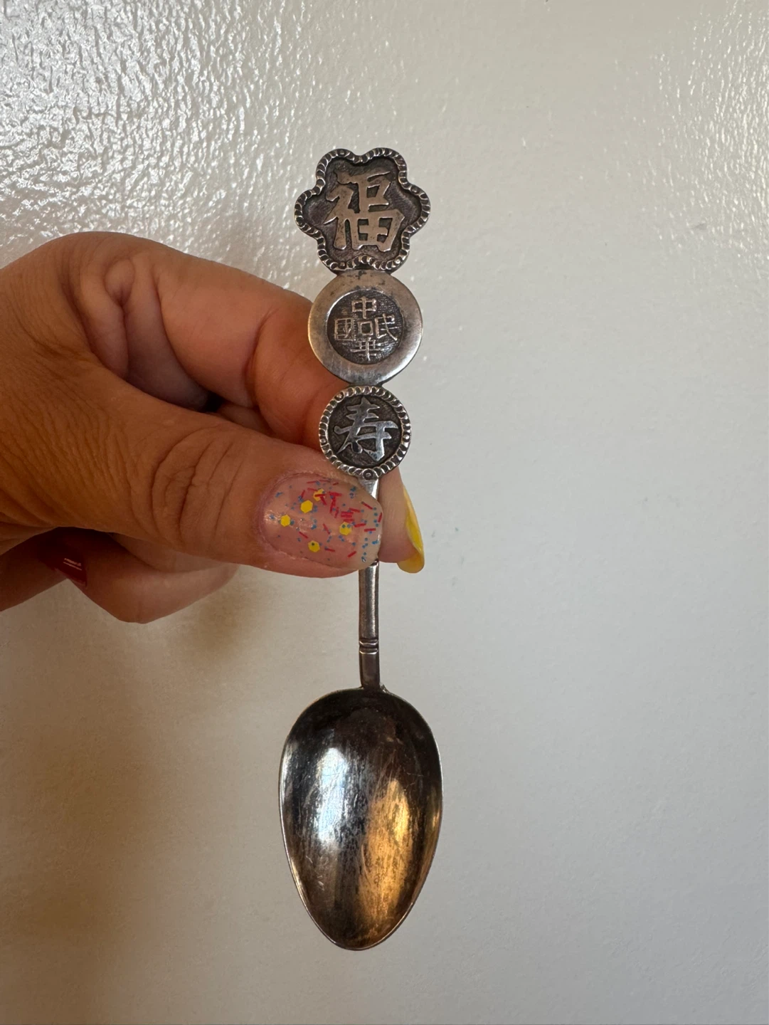 ⚽️Sterling Silver Spoon with Chinese Charms