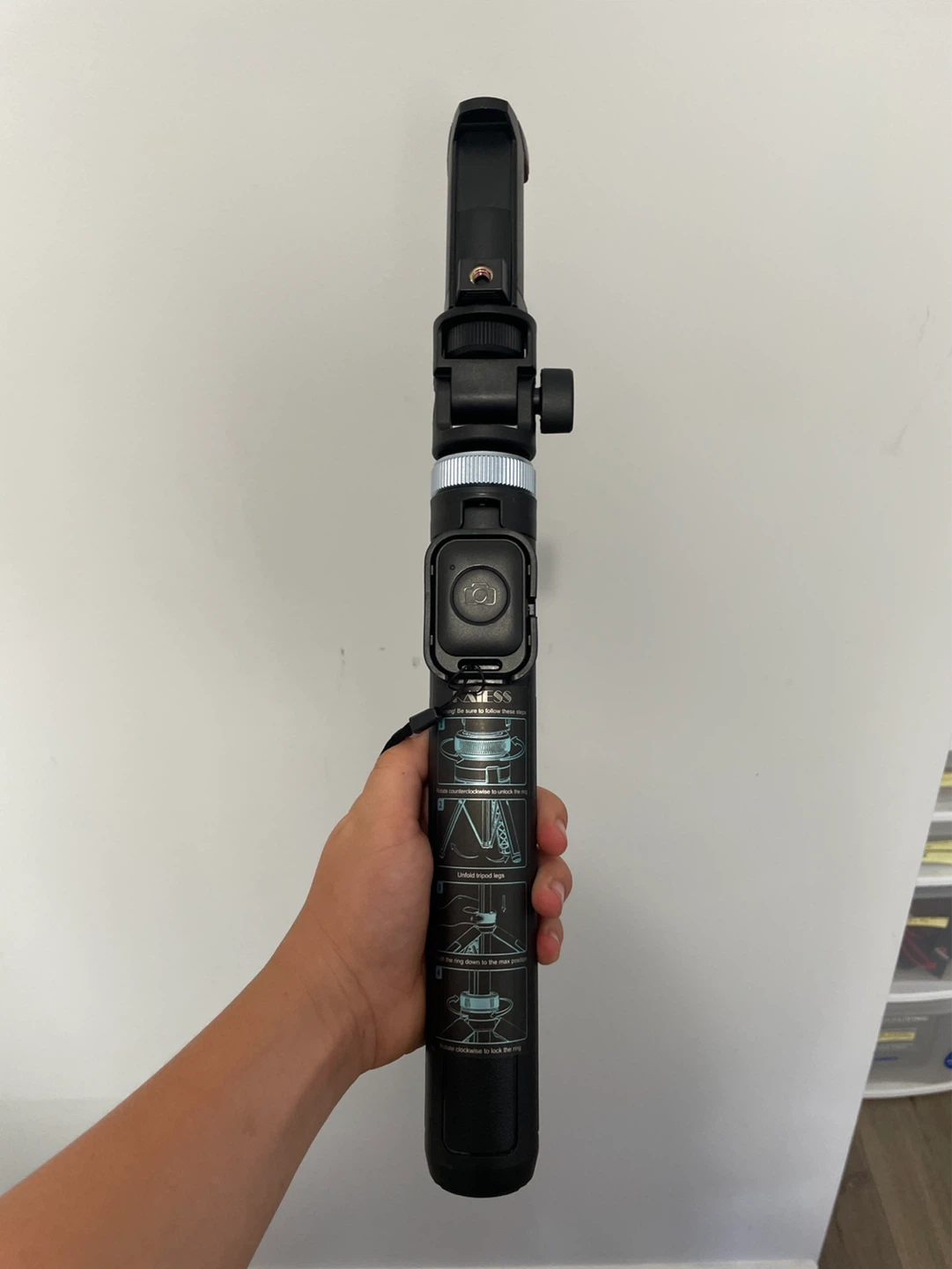 Black Selfie Stick Tripod - photo 2