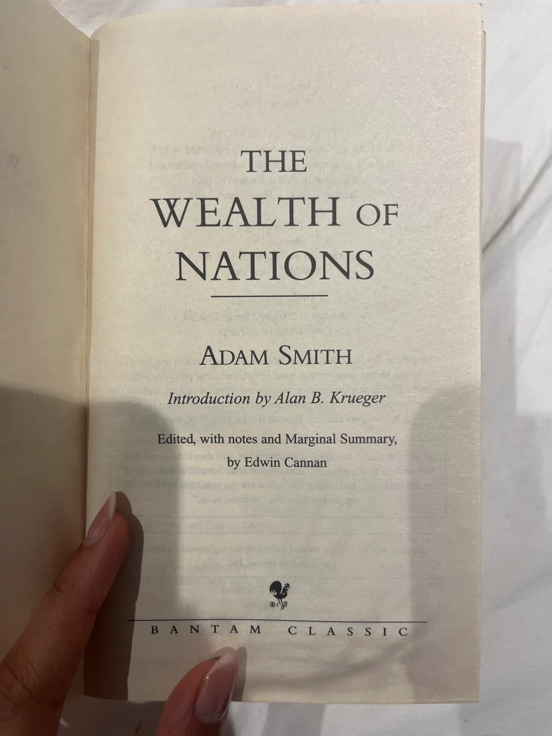 The Wealth of Nations by Adam Smith Bantam Classic - photo 4