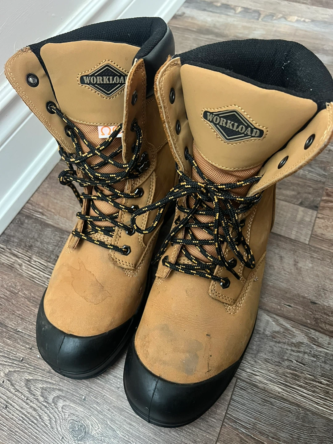 Workload Men's Tan Steel Toe Work Boots