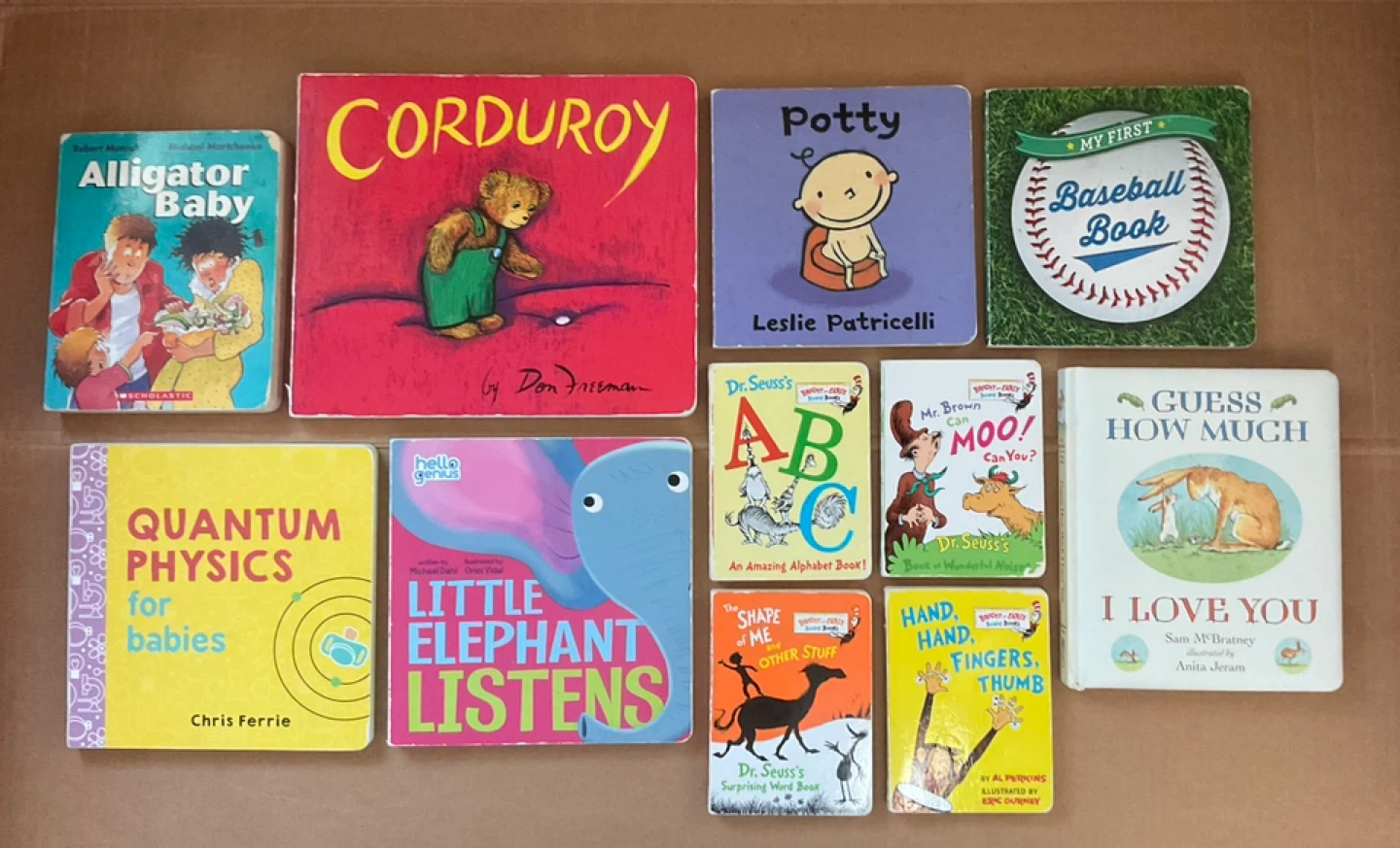 Lot of 11 Children's Board Books - Dr. Seuss, etc.