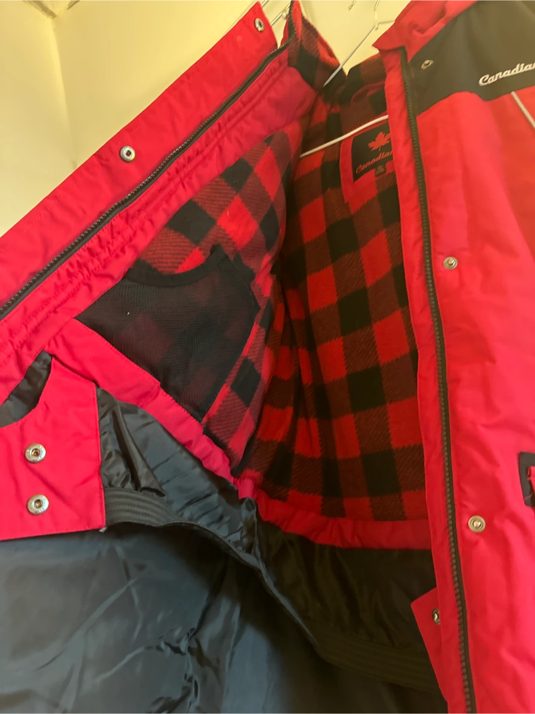 Canadiana Red and Black Winter Jacket - photo 2