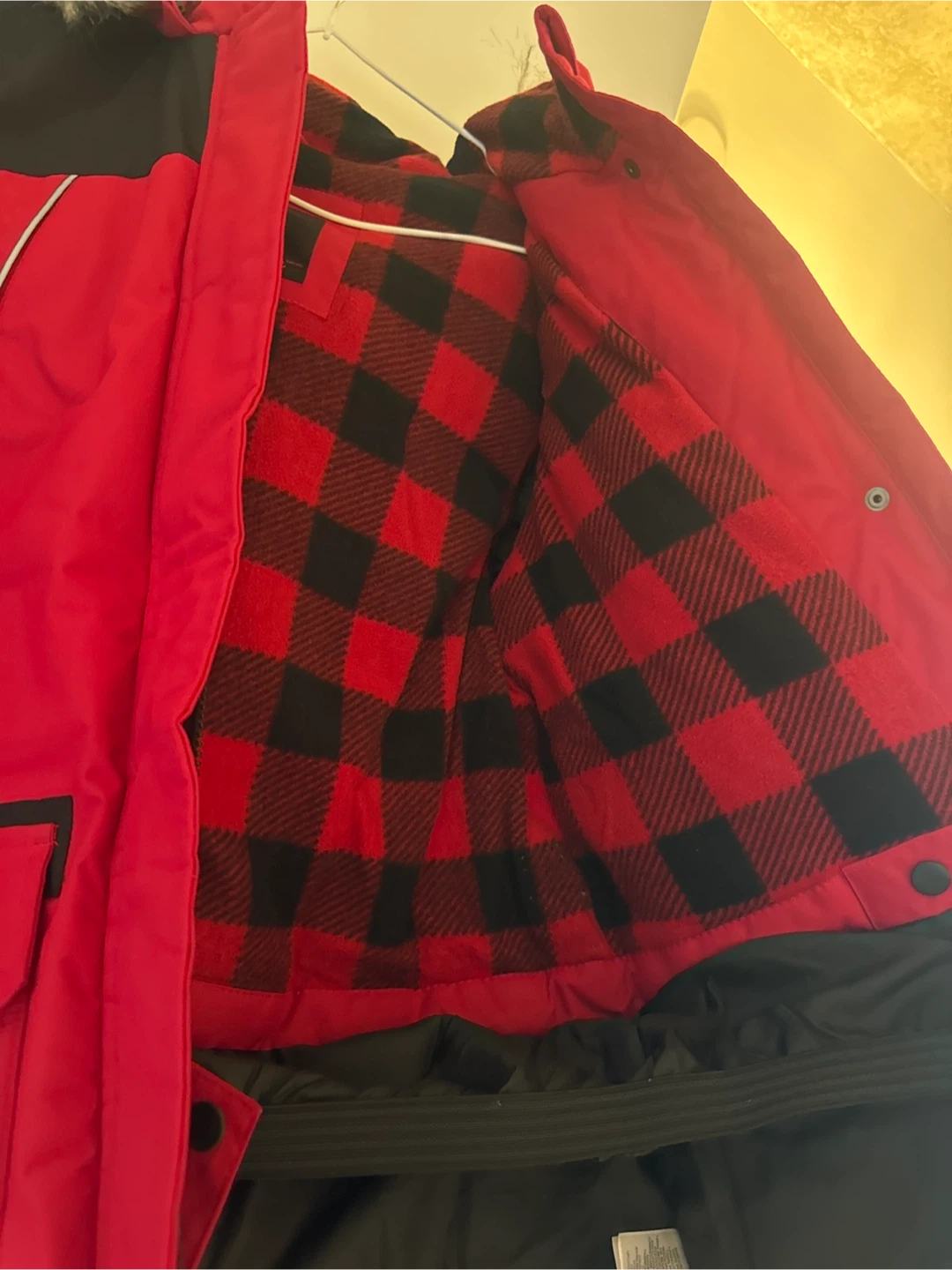 Canadiana Red and Black Winter Jacket - photo 3