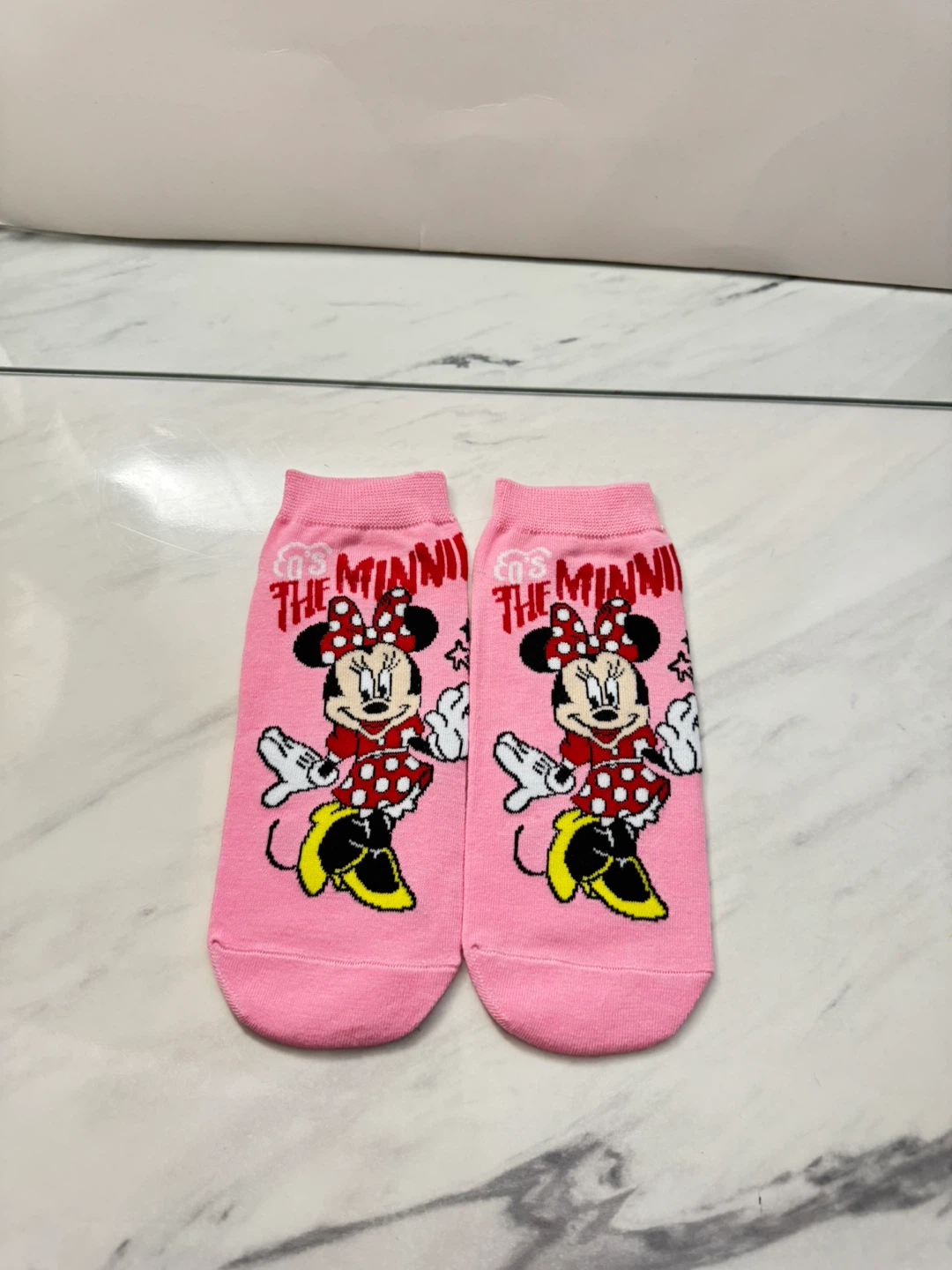 ⚽️Pink Minnie Mouse Socks