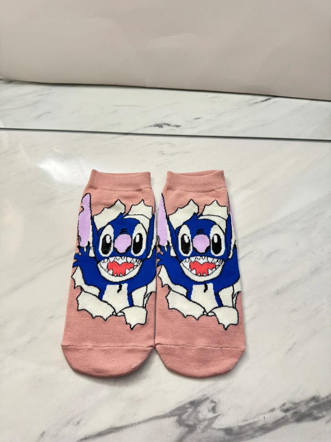 ⚽️Pink Stitch Ankle Socks