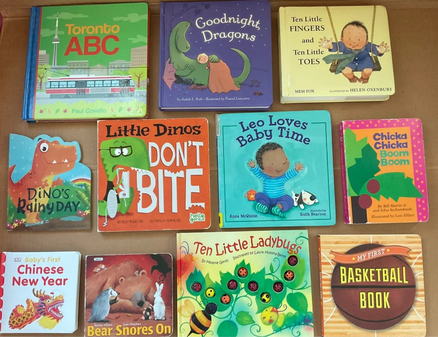 Lot of 11 Children's Board Books - Toronto ABC, etc