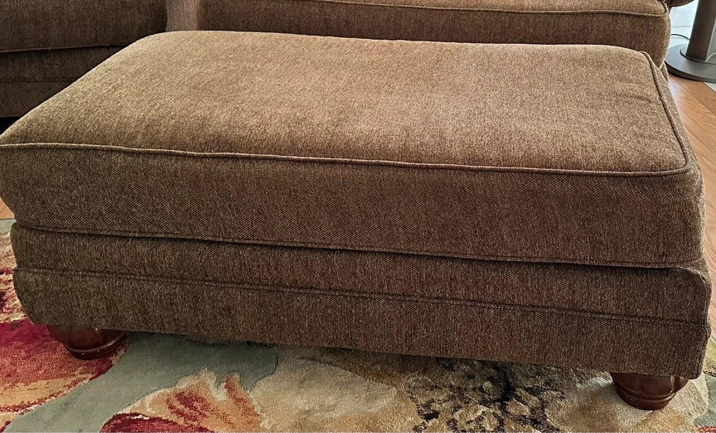 Brown Sofa Set with Ottoman - photo 4