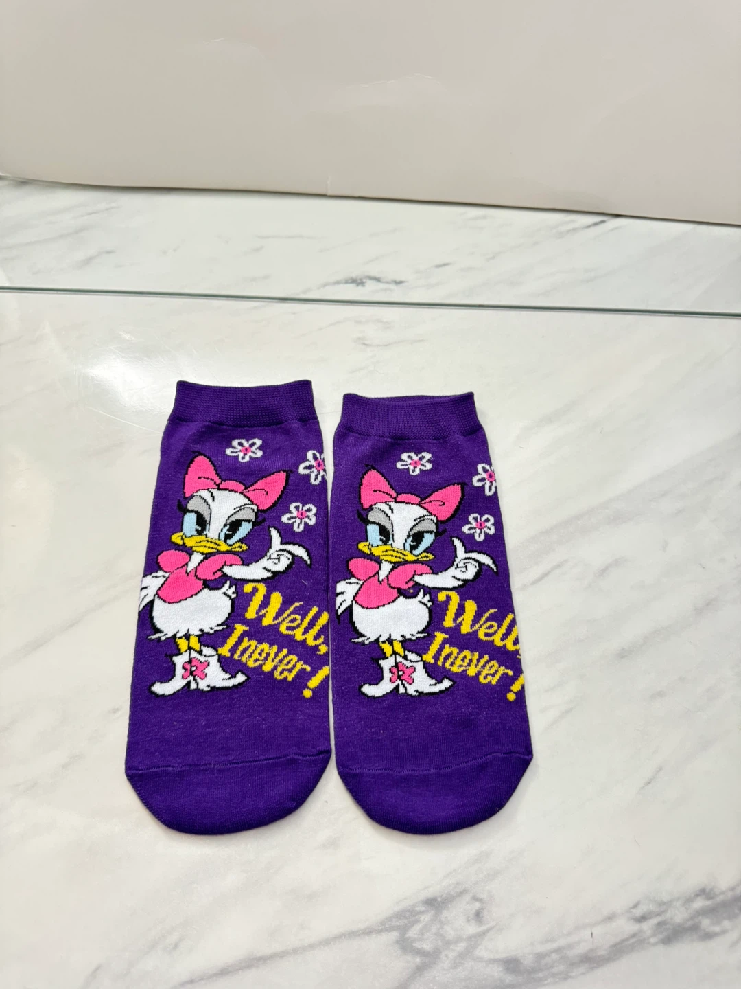 ⚽️Purple Daisy Duck Socks