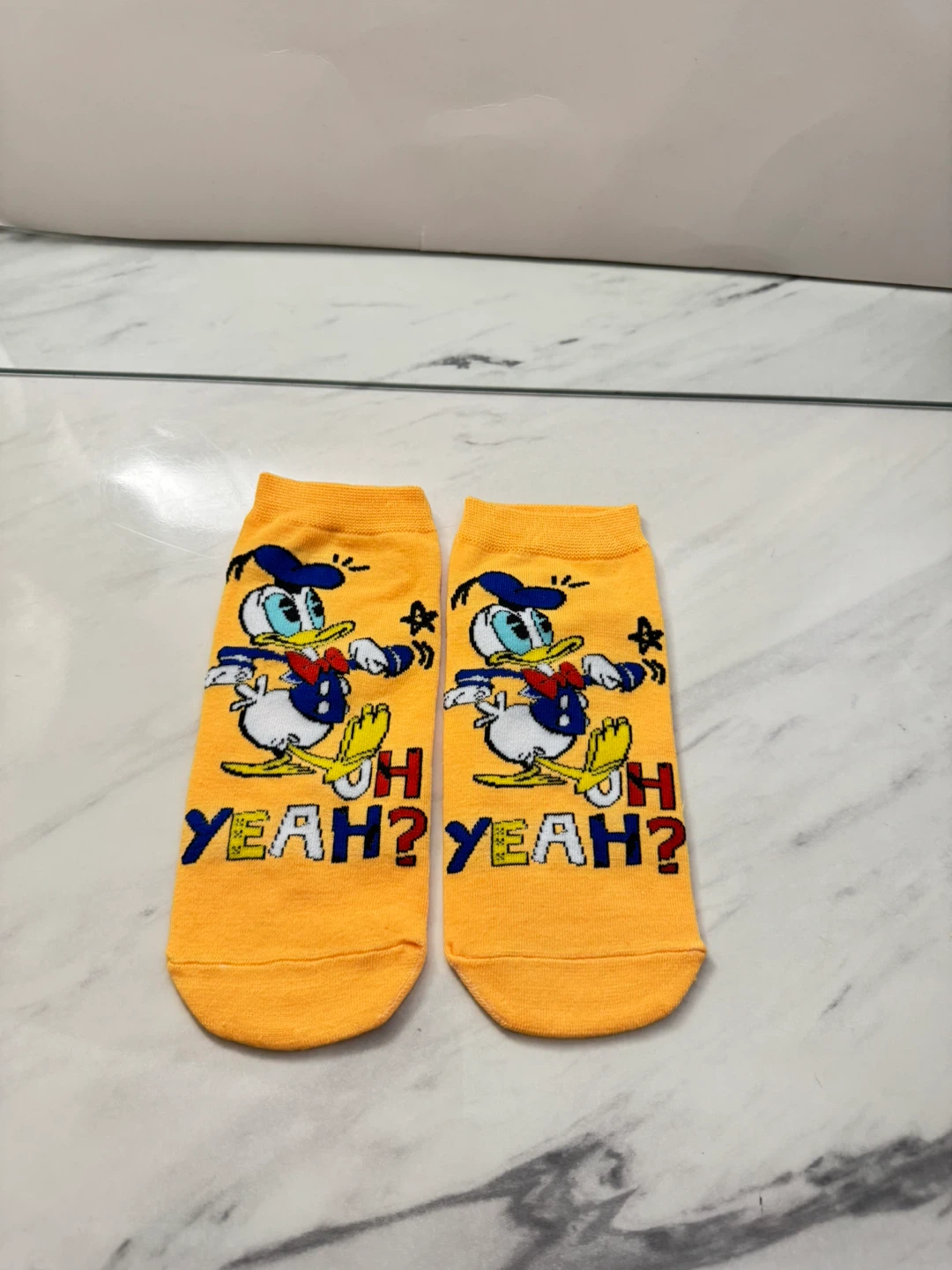 ⚽️Orange Donald Duck Socks