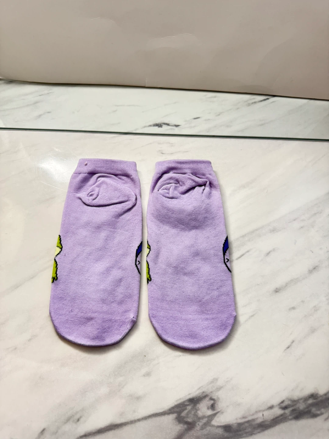 ⚽️Lavender Stitch & Frog Ankle Socks - photo 2