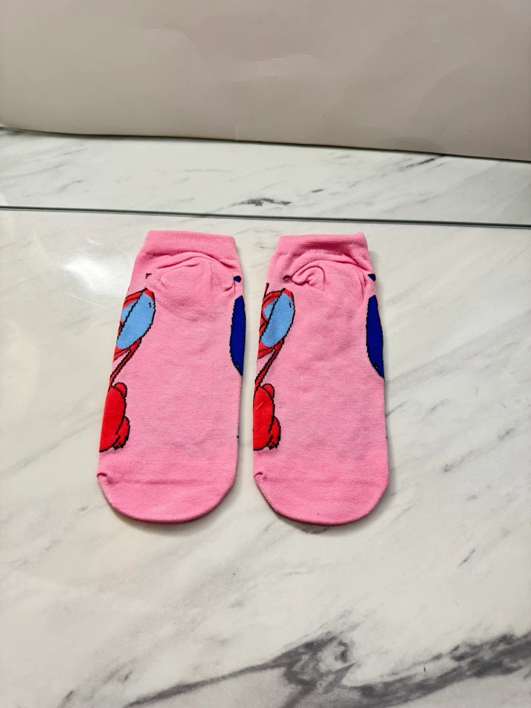 ⚽️Pink Stitch & Angel Ankle Socks - photo 2