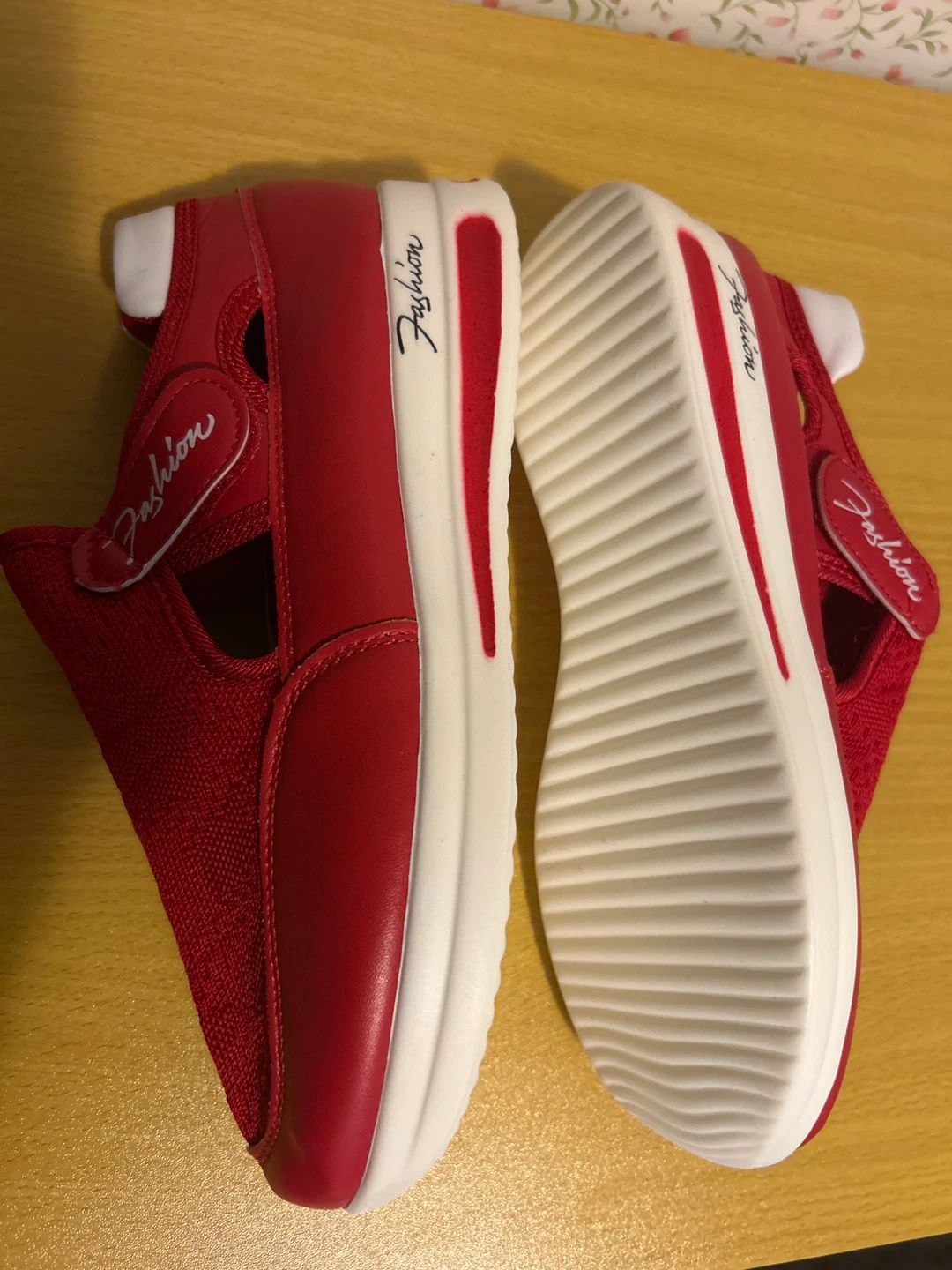 Red "Fashion" Slip-on Shoes Size 40 ⚽ - photo 4