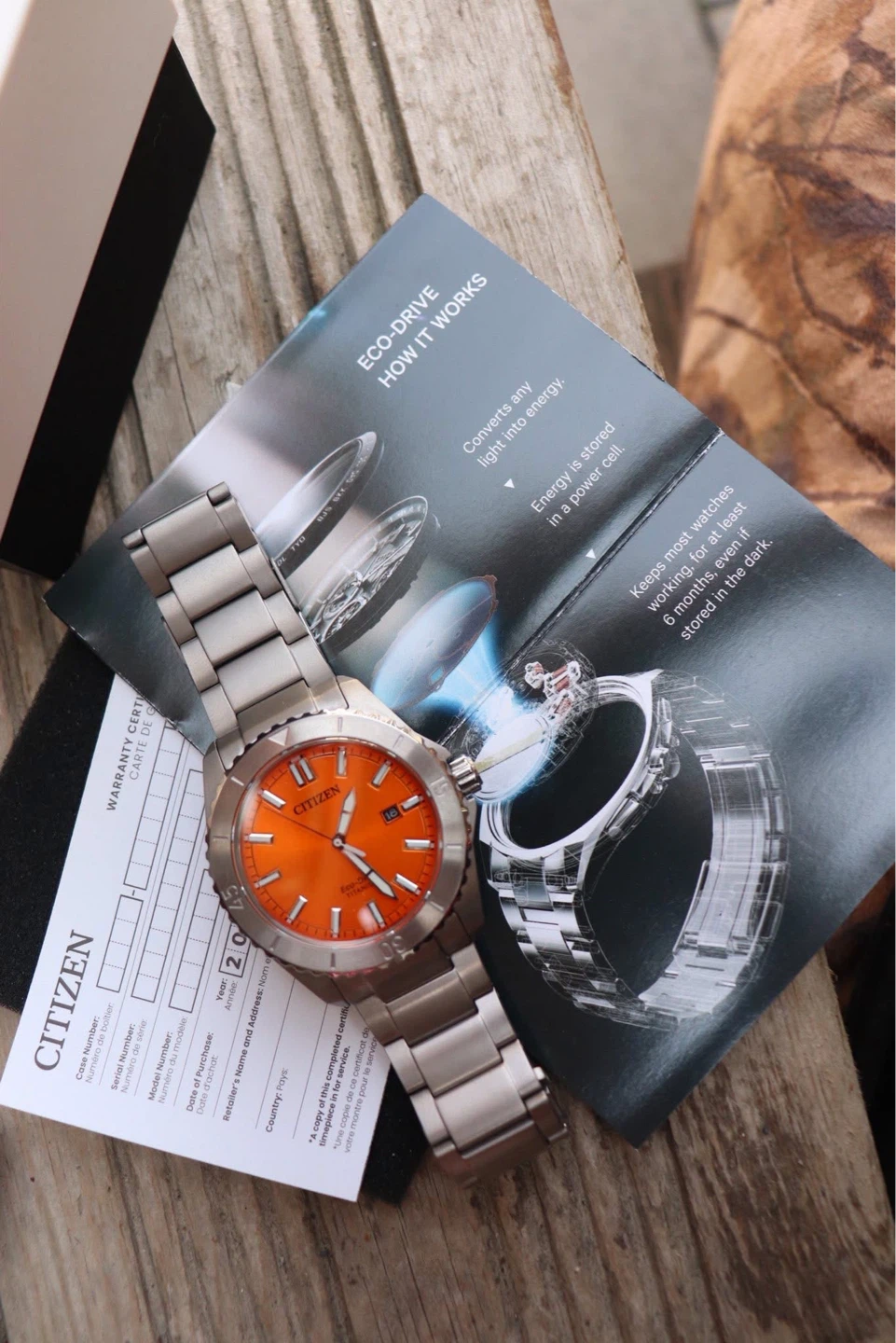 Brand New Citizen Eco-Drive Titanium Watch