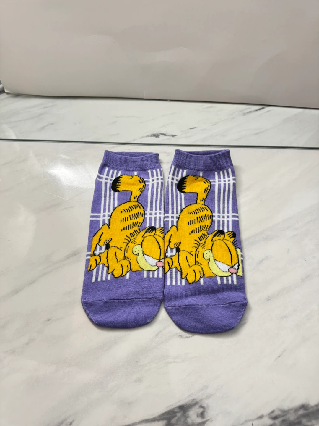 ⚽️Purple Garfield Socks