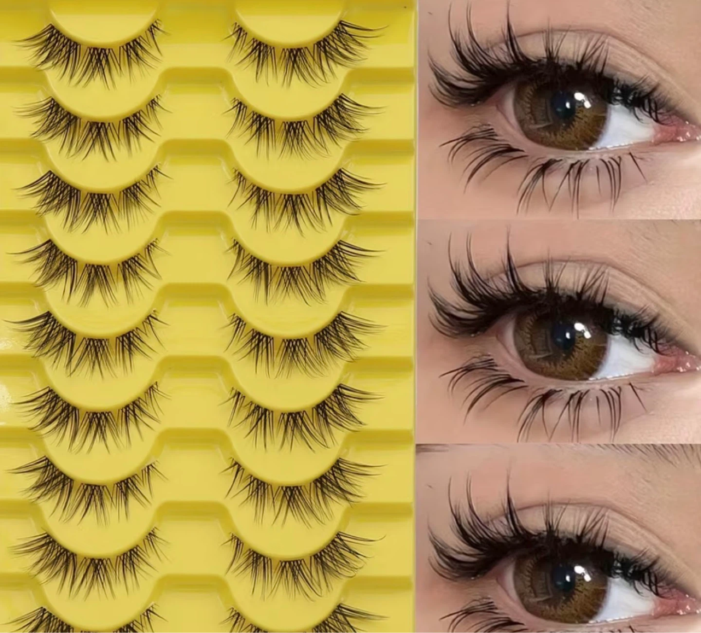 6 packs of False Eyelashes 10 Pairs