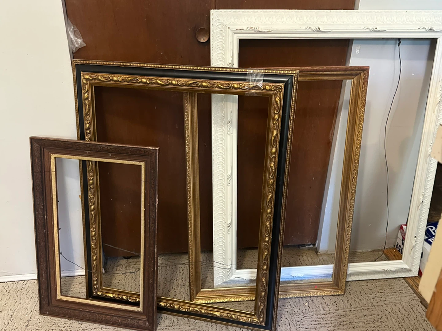 Large antique picture frames  individually priced