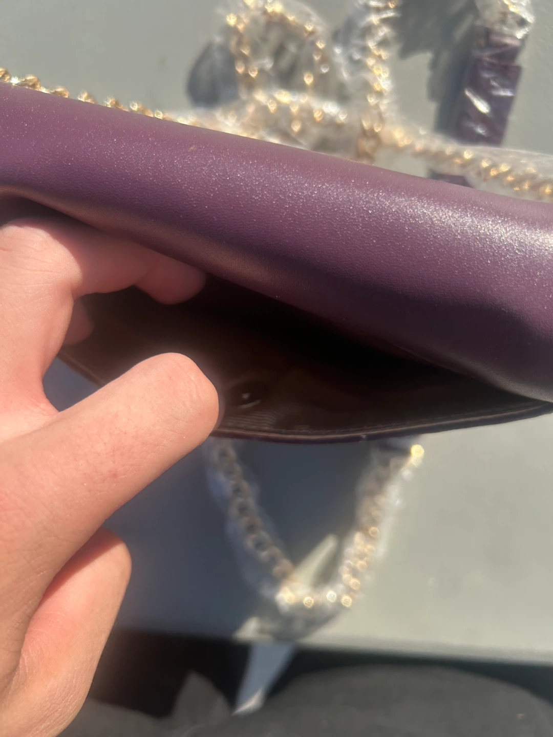Purple Dolce Vita Crossbody Bag leather - photo 4