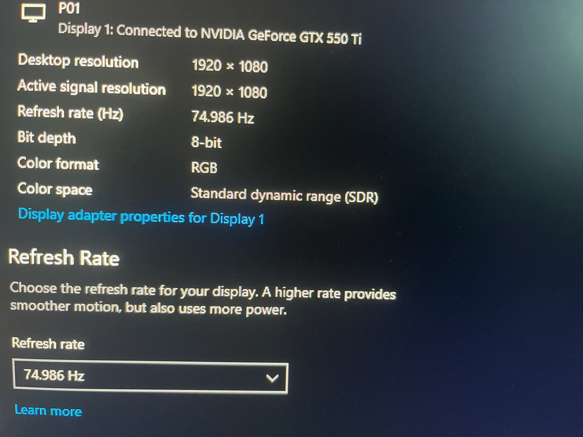 75hz 1ms Koorui Gaming Monitor - photo 2