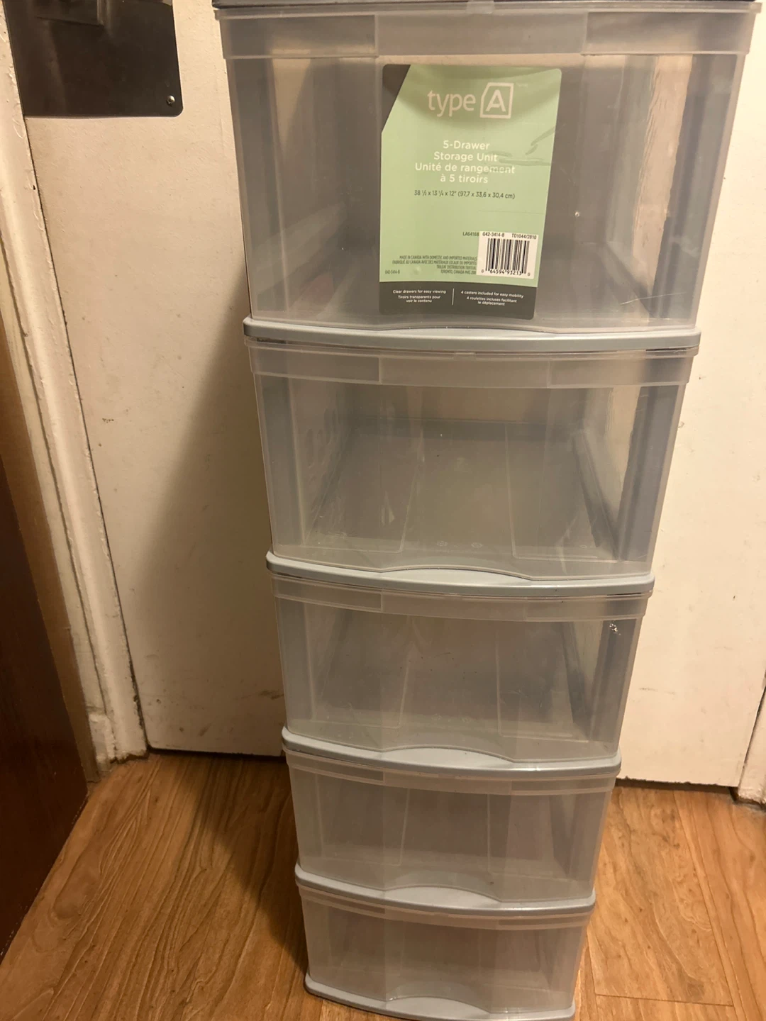 Type A 5-Drawer Storage Unit with Casters ⚽ - photo 4