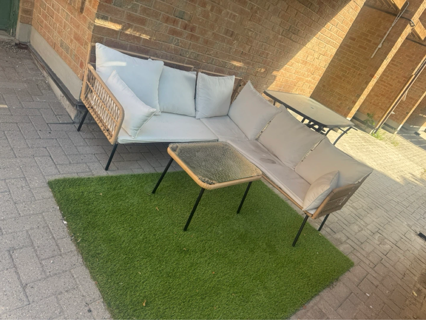 Patio Sectional Sofa with Coffee Table from wayfair - photo 2