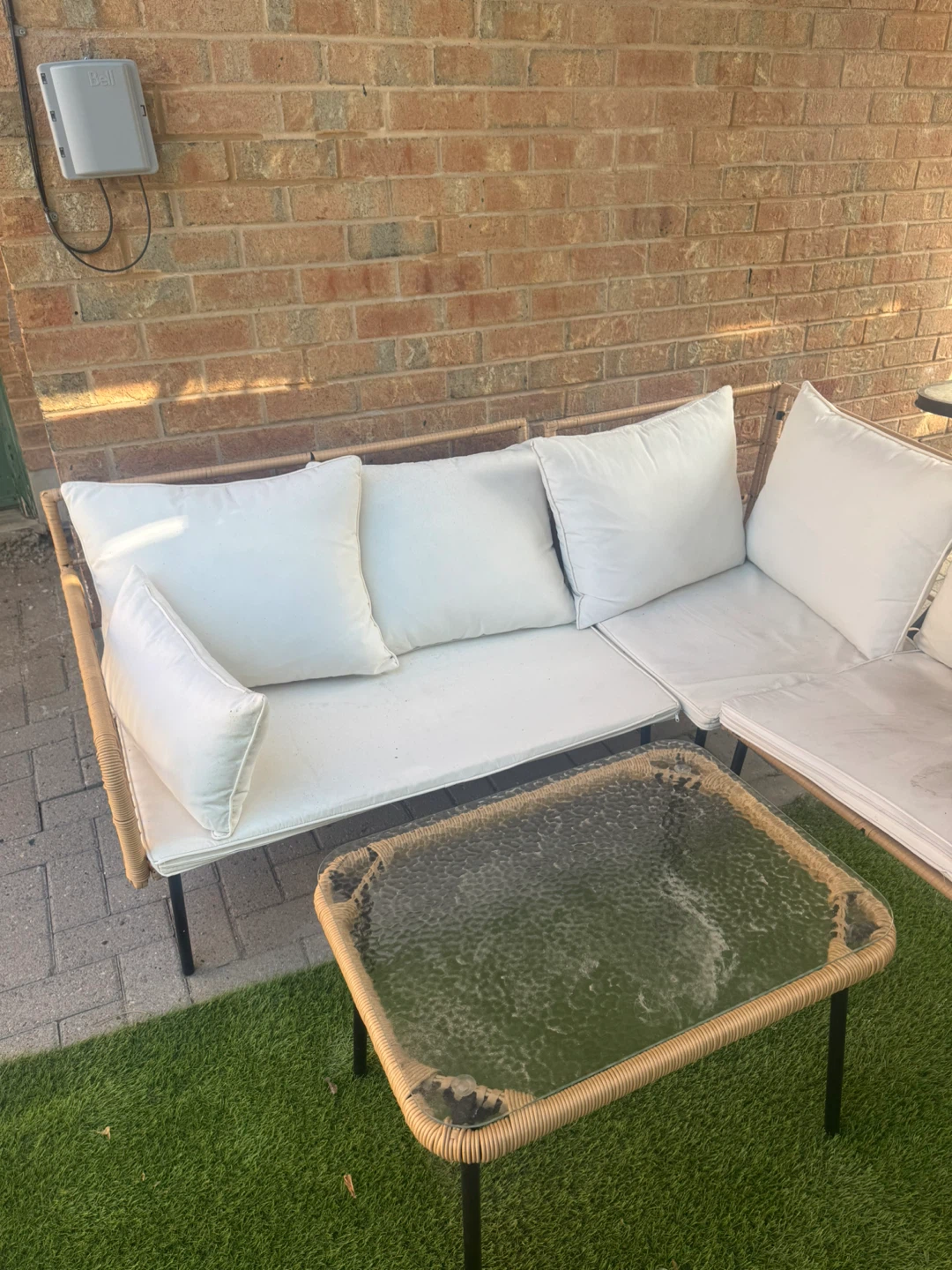 Patio Sectional Sofa with Coffee Table from wayfair - photo 3