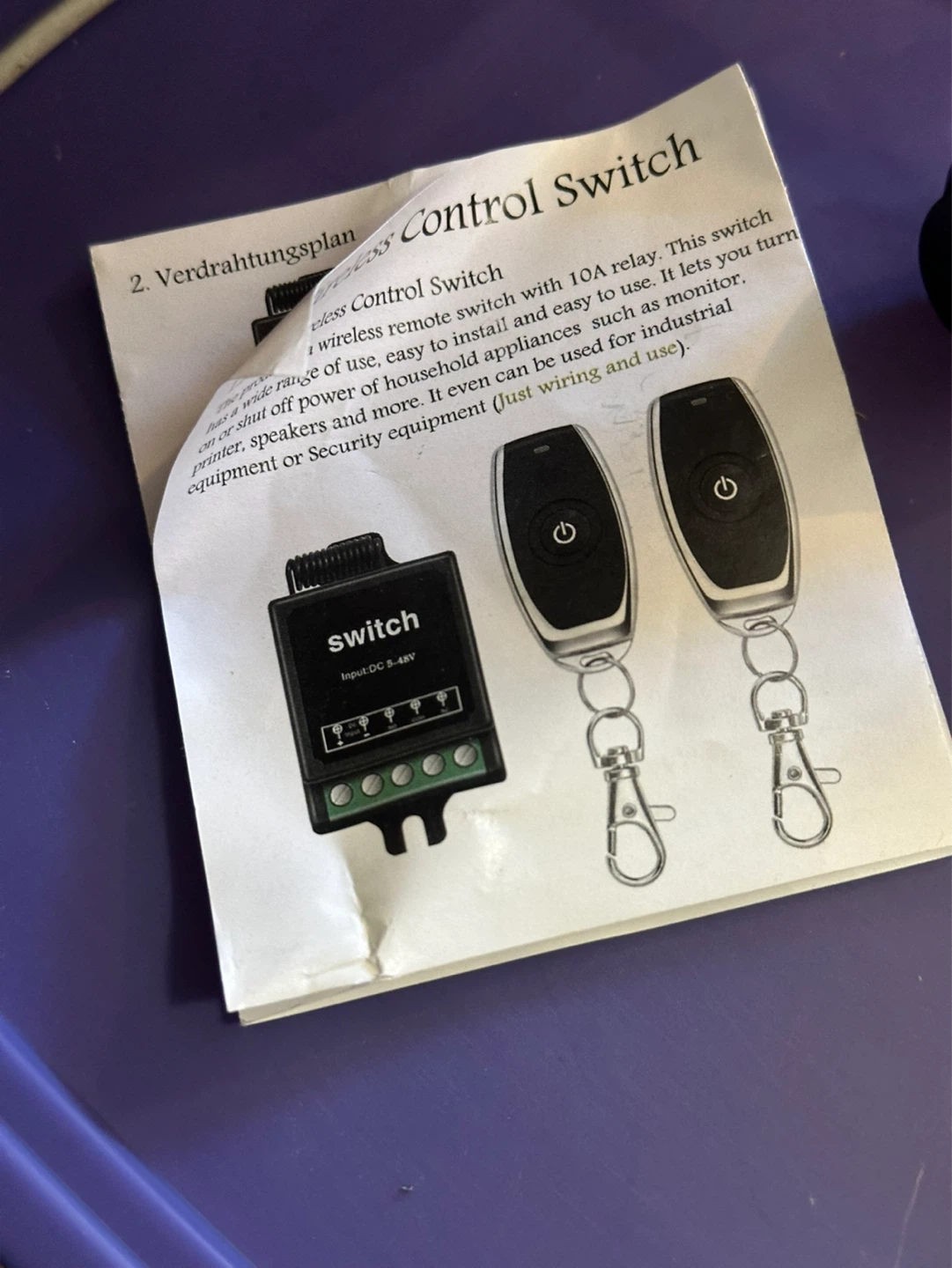 Wireless control switch - photo 5