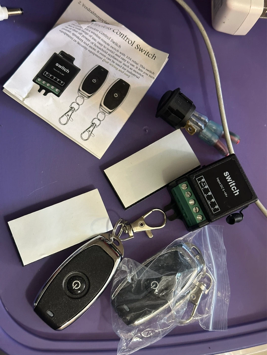 Wireless control switch