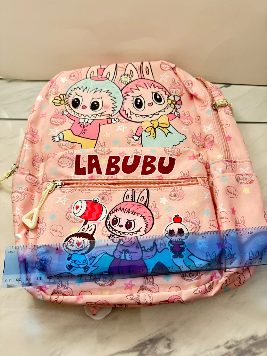 ⚽️Labubu Pink Cartoon Character Backpack - photo 2