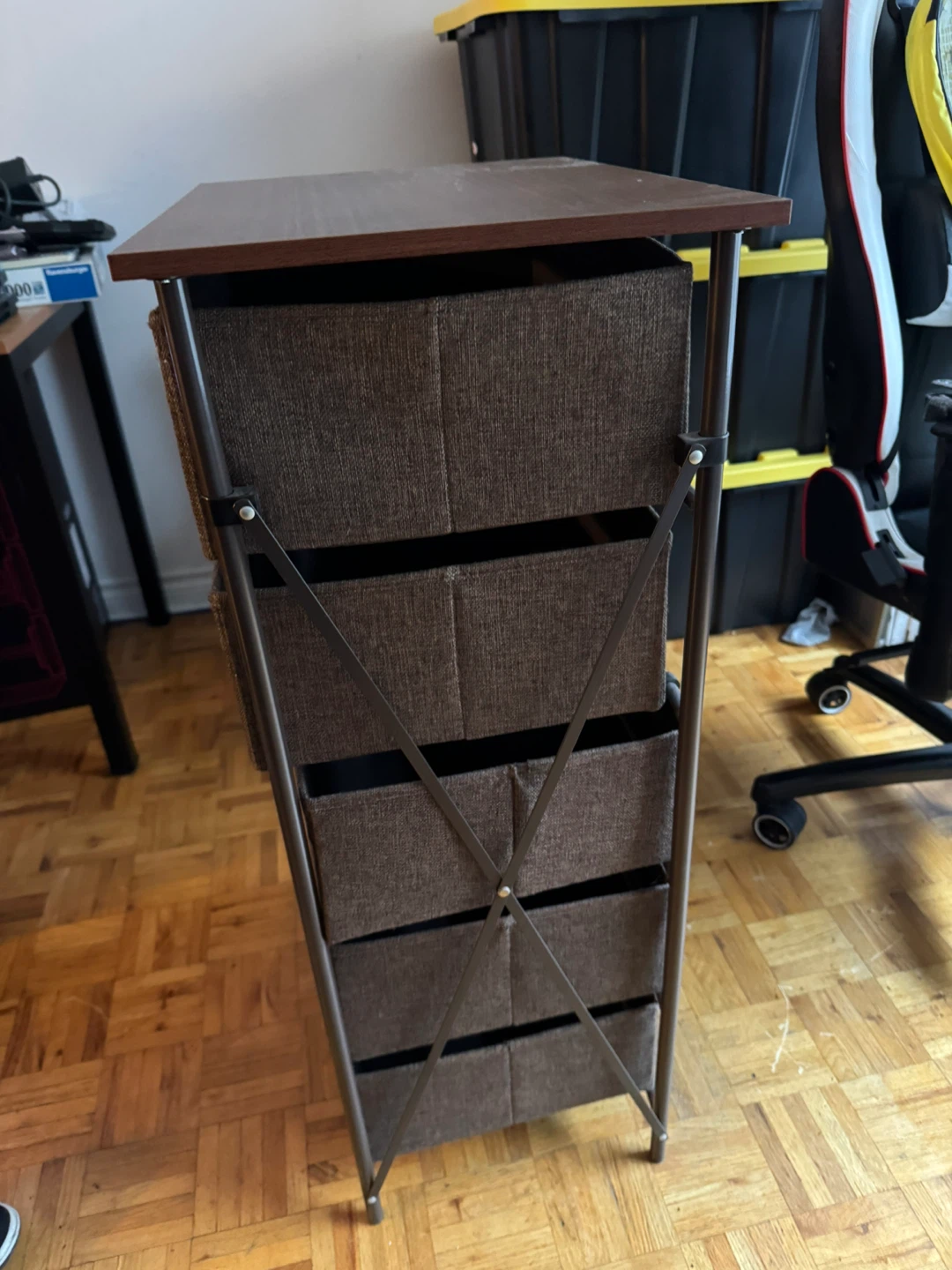 Brown Fabric Drawer Dresser - photo 2